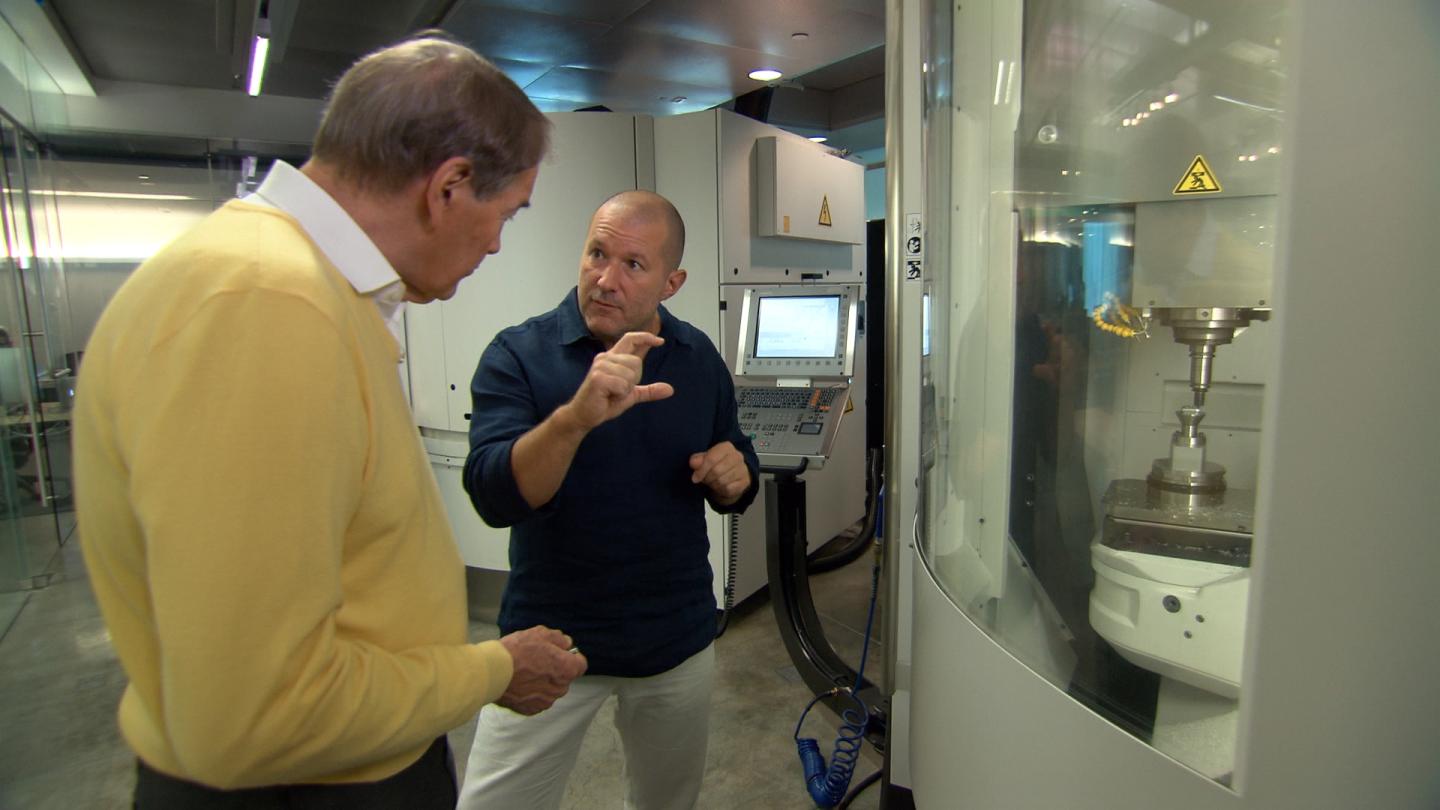 Apple design SVP Jony Ive talks to '60 Minutes' host Charlie Rose