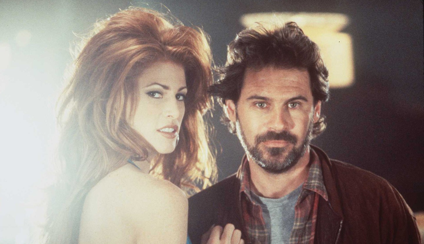 1996 DENNIS MILLER AND ANGIES EVERHART STAR IN THE THRILLER "TALES FROM THE CRYPT BORDELLO OF BLOOD