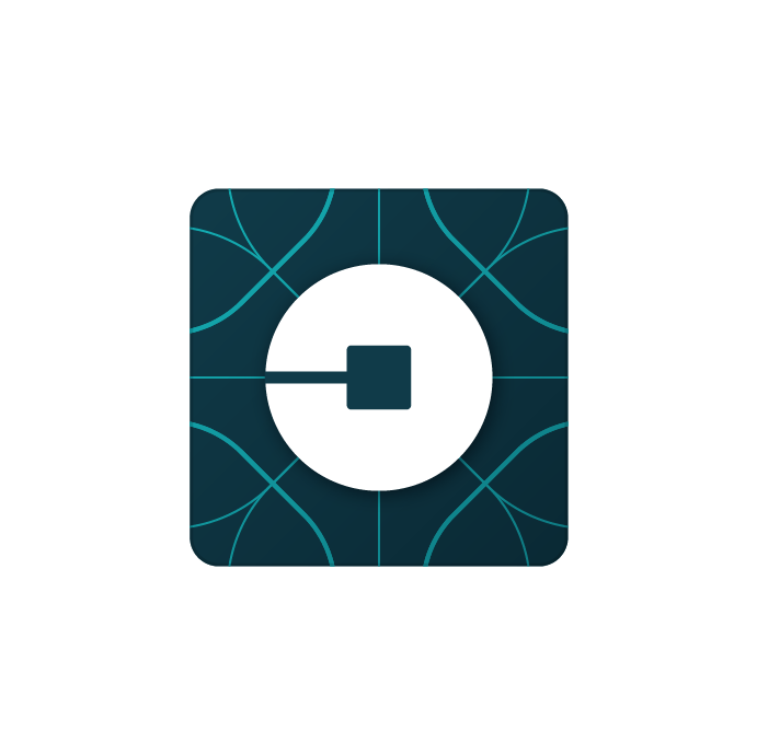 Uber's new "bit" logo. 