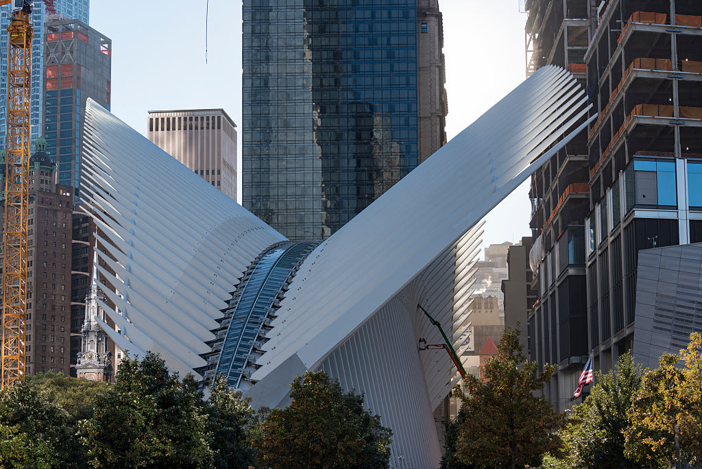 The World Trade Center Transportation Hub by Spanish