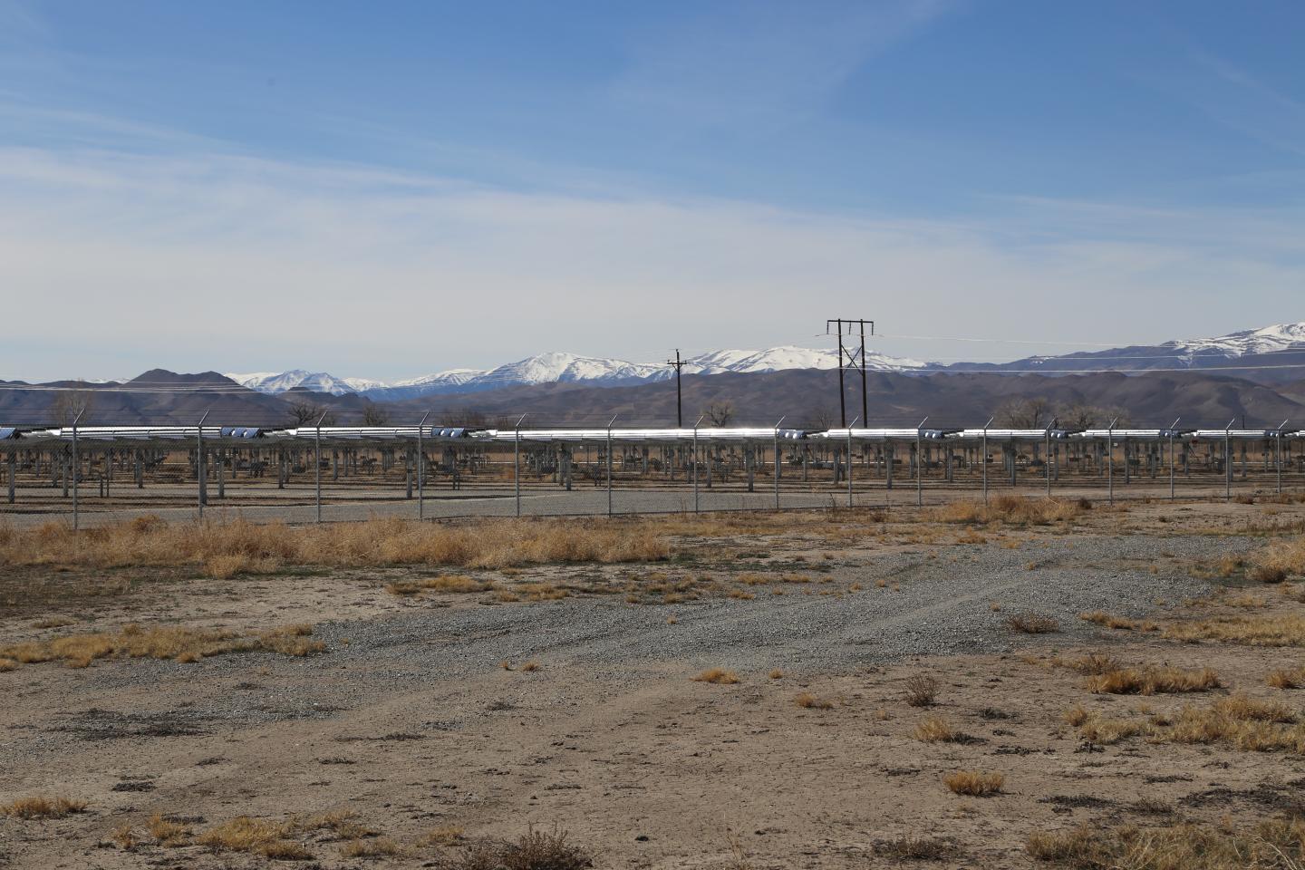 Apple's solar farm in Yerington, Nevada.