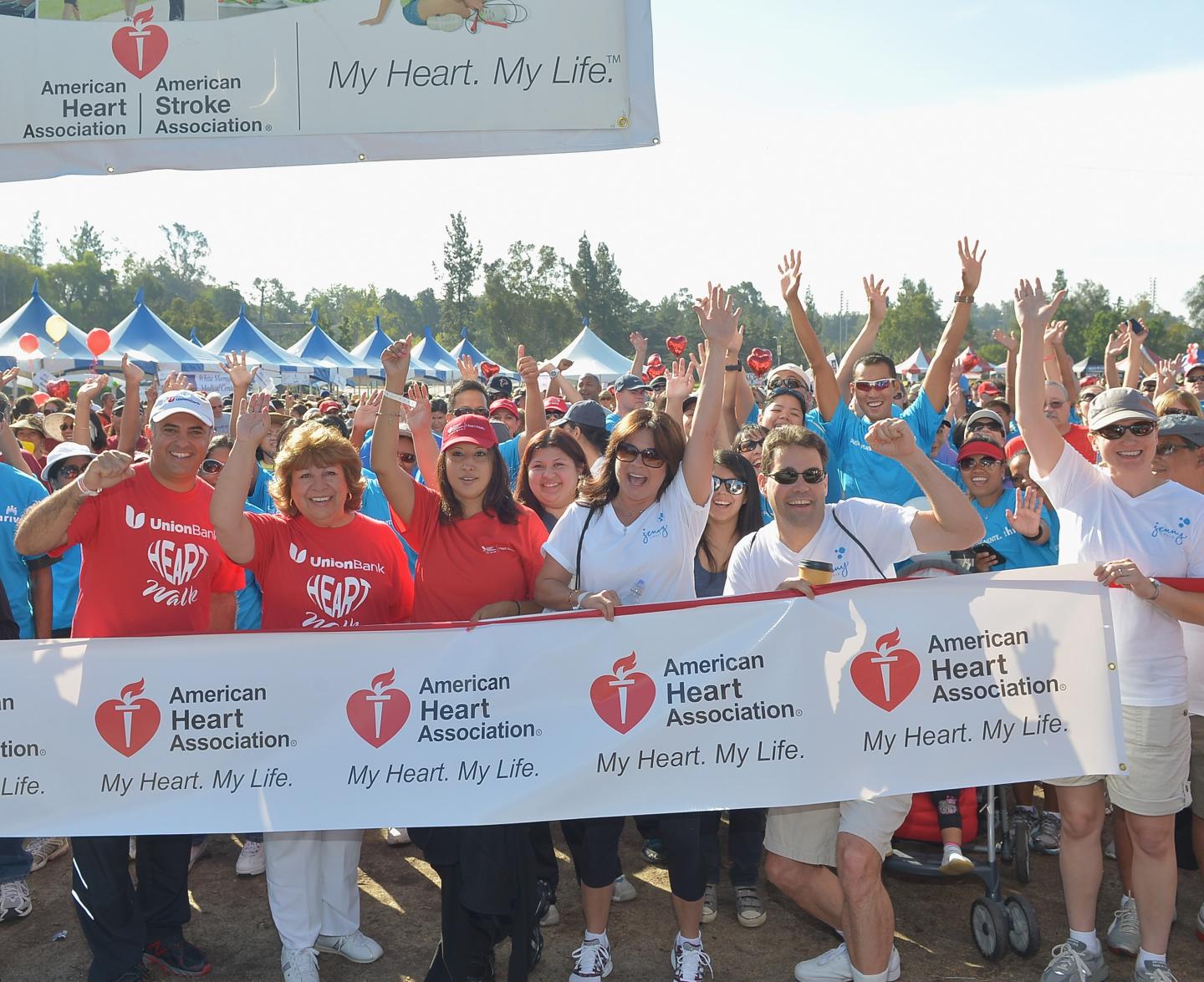 Jenny Craig American Heart Association Heart Walk With Valerie Bertinelli