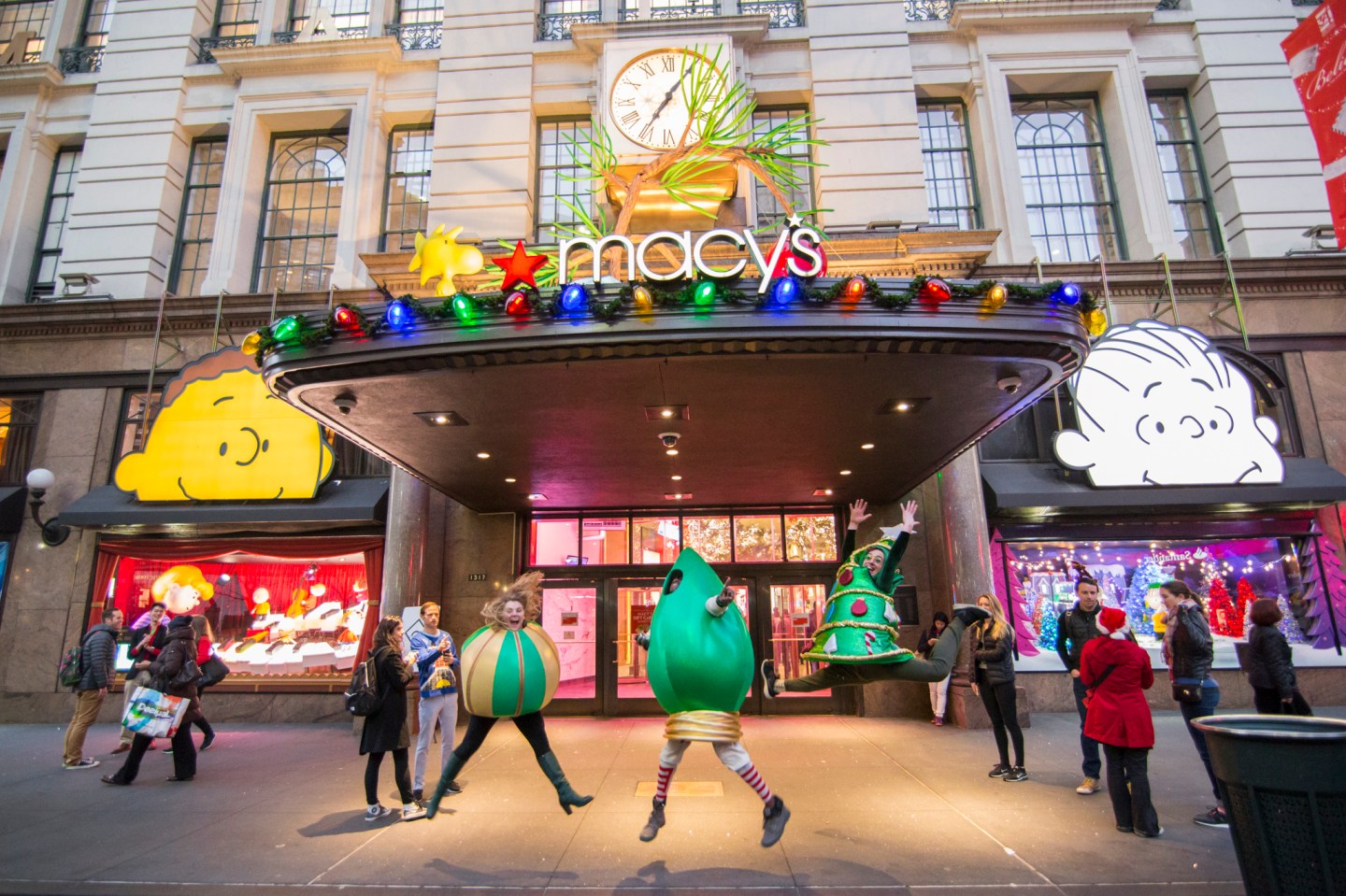 Macy's opened its doors shortly after dawn for a Daybreaker party in December 2015.