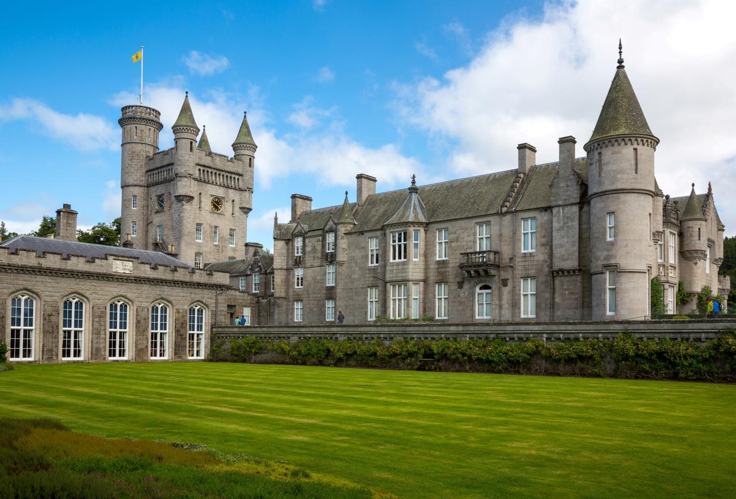 Great Britain. Scotland. Aberdeenshire. The Balmoral Castle. Summer Residence of the British Royal Family.
