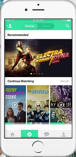 Fullscreen app on an iPhone