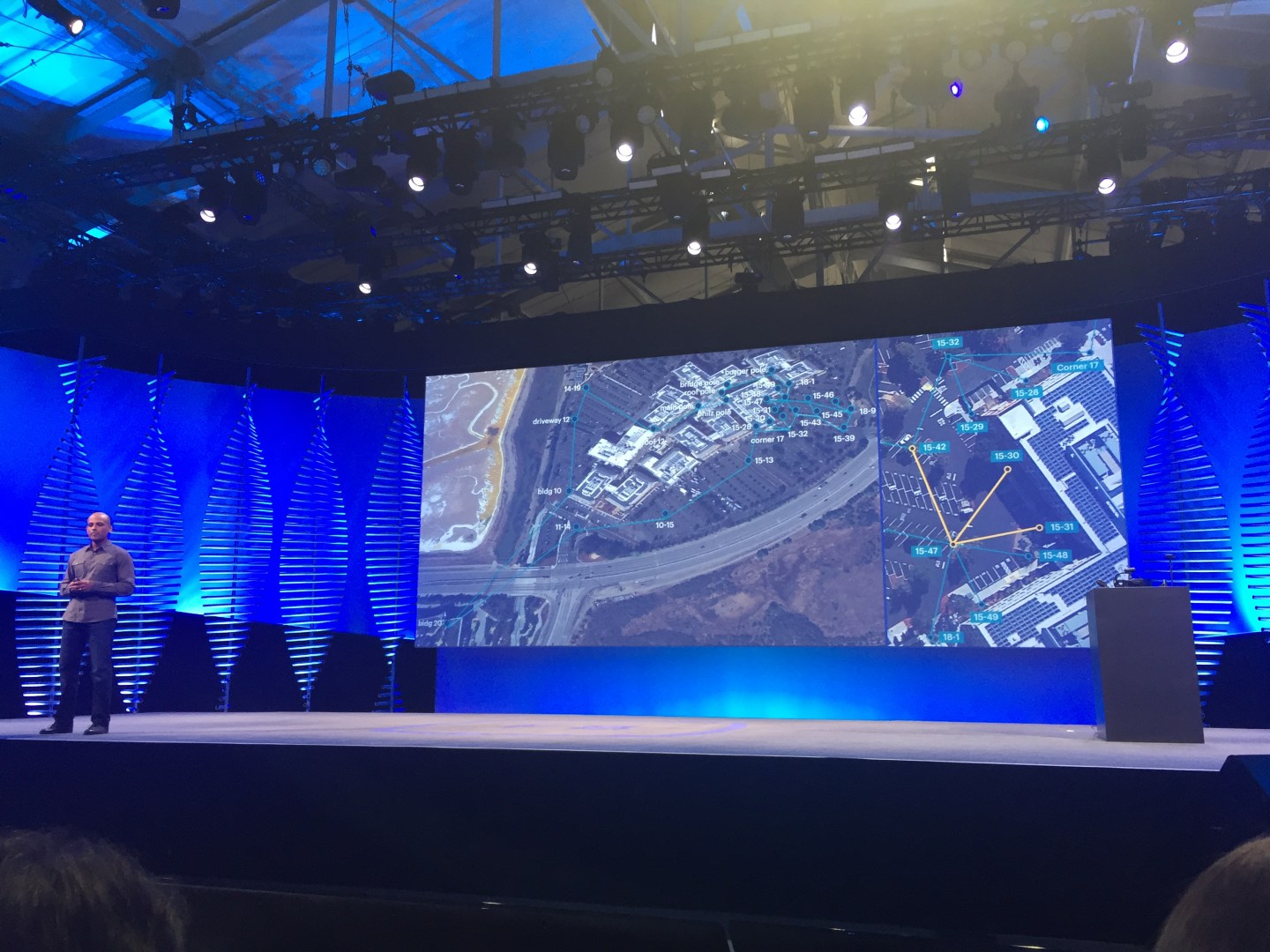 Terragraph system installed at Facebook's headquarters.