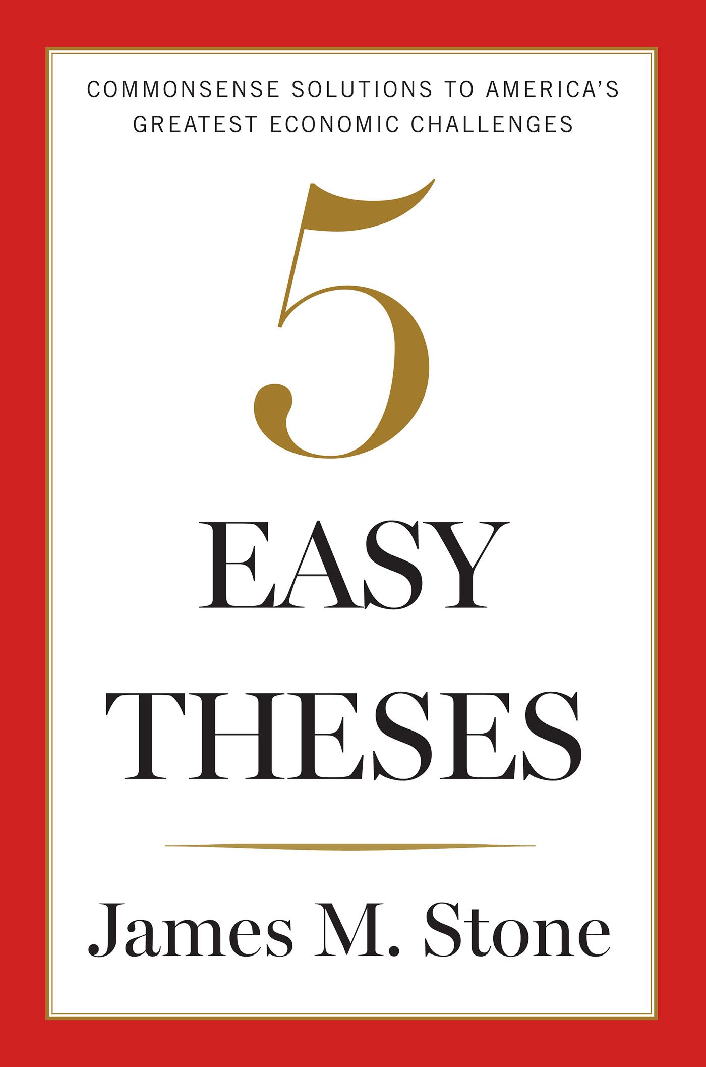 5 easy theses book jacket