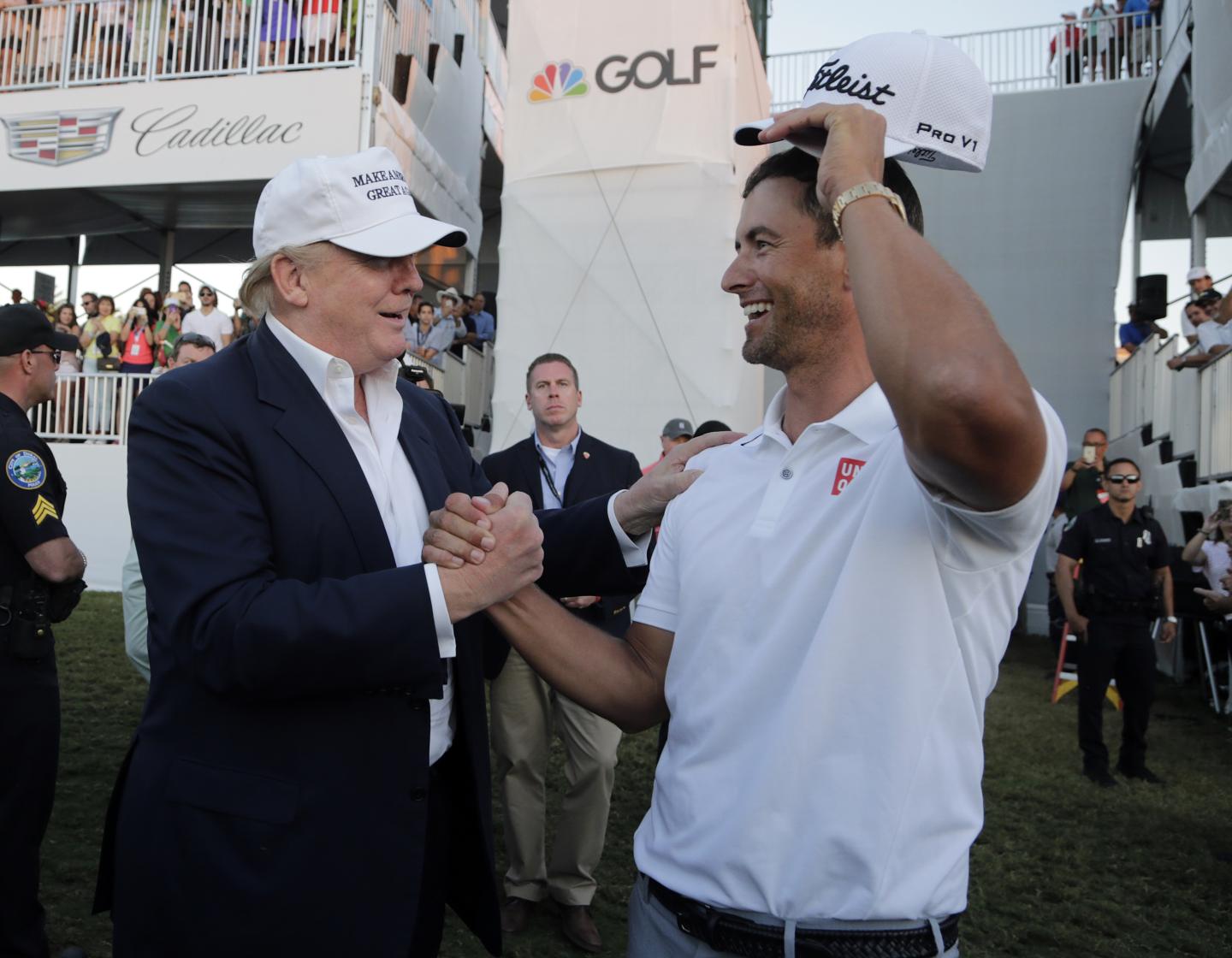 Donald Trump, Adam Scott