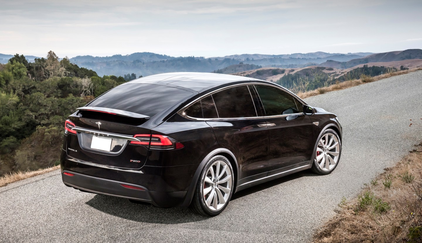 Tesla's Model X includes 12 ultrasonic Autopilot sensors.