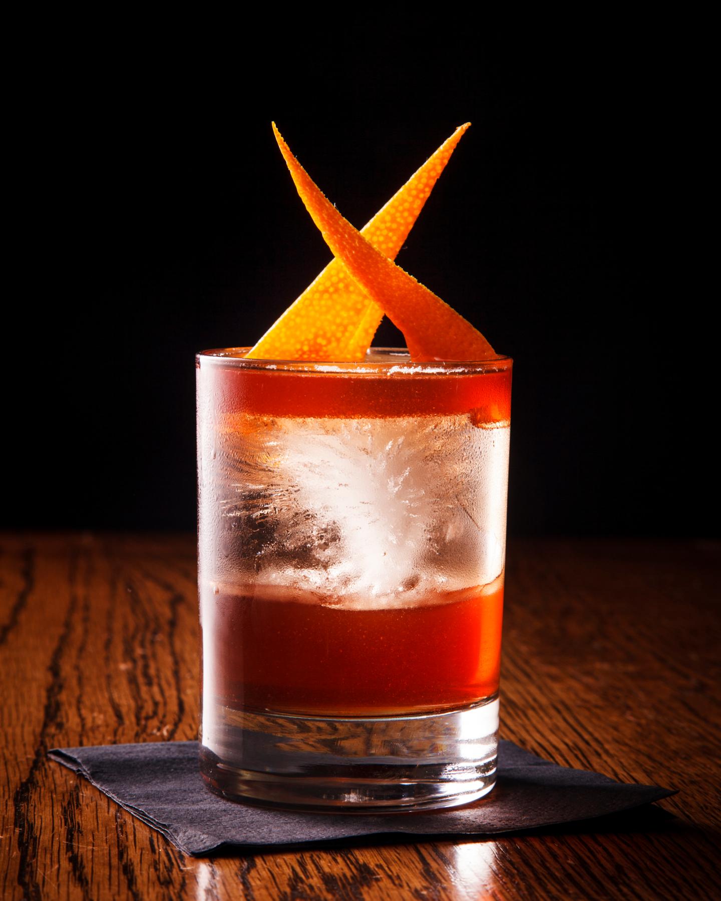 Called the "Kingston Negroni," this version of the drink is available at New York's Pouring Ribbons cocktail bar and uses rum instead of gin.