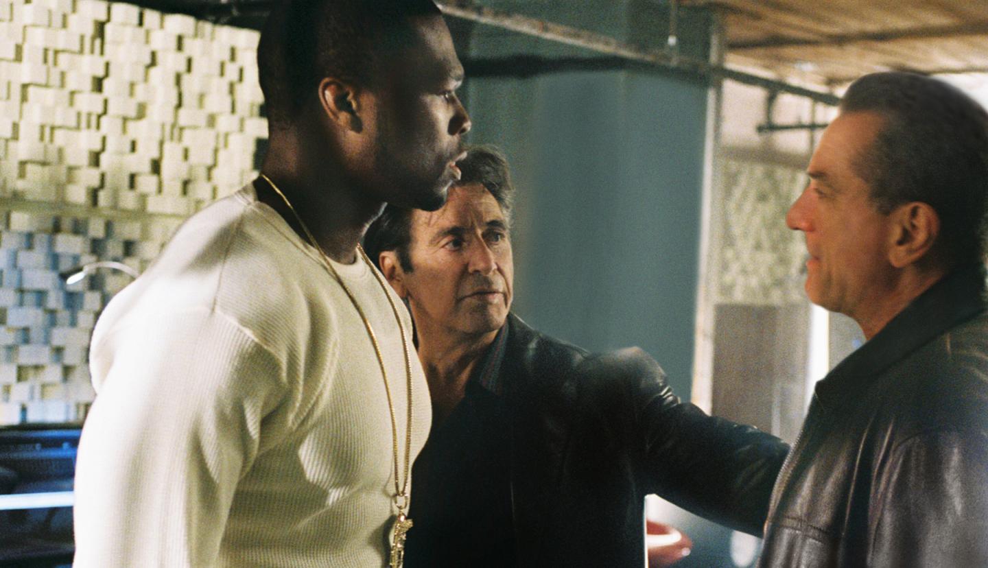 Righteous Kill (2008)Directed by Jon AvnetShown from left: Curtis "50 Cent" Jackson, Al Pacino, Robert De Niro