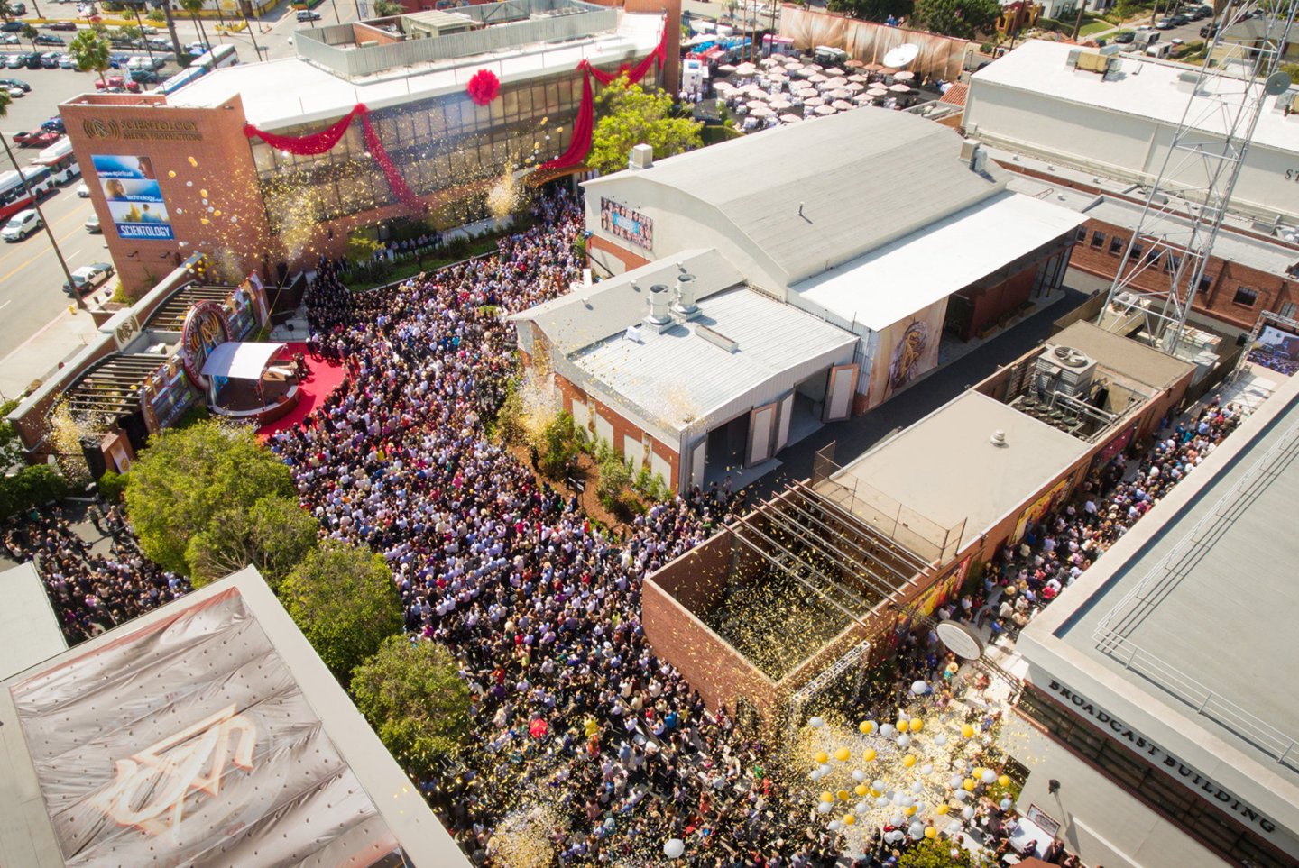 The Church of Scientology's new Los Angeles media complex.