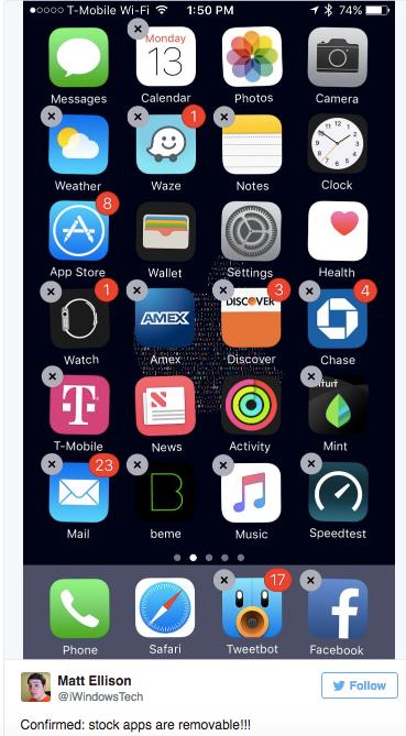 iPhone screenshot