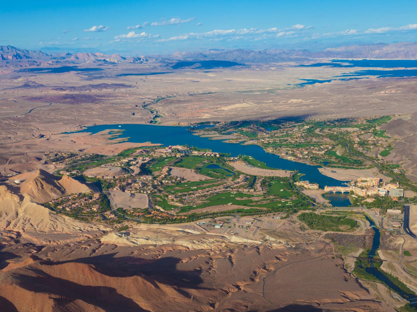Lake Las Vegas aerial photo