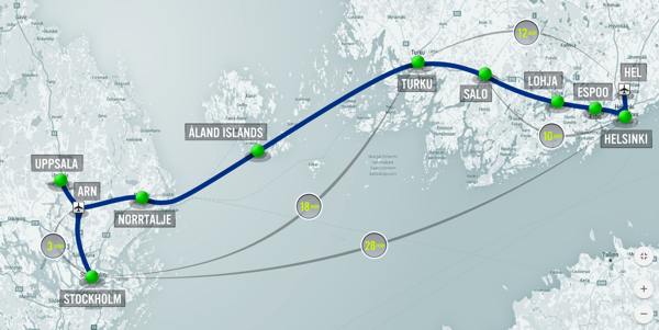 helsinki to stockholm