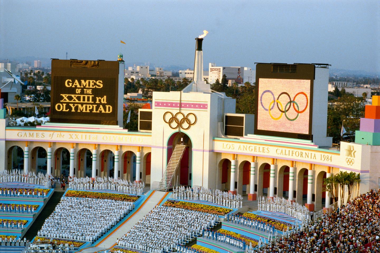 OPENING CEREMONY 1984 OLYMPICS