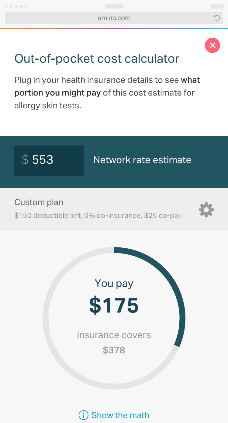 oop cost calc amino
