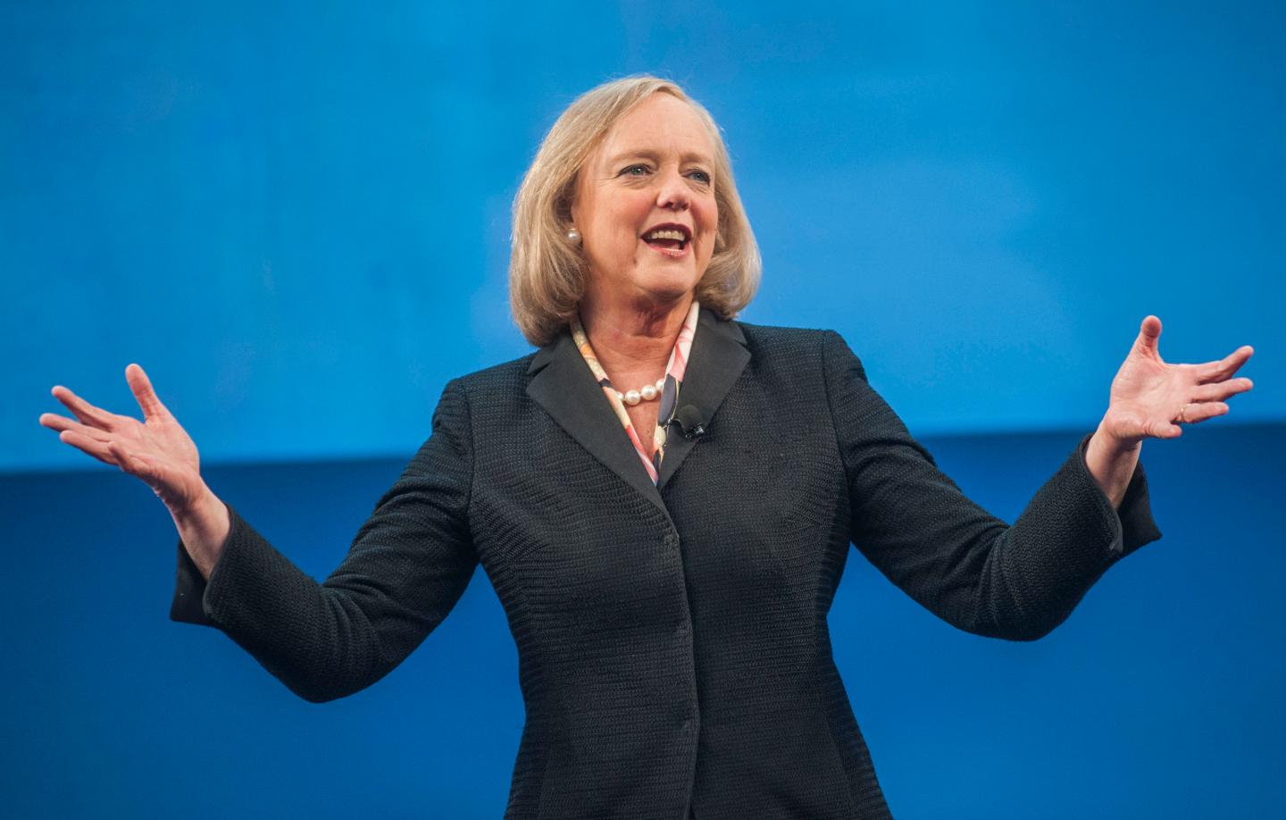 Hewlett-Packard Chief Executive Officer Delivers Keynote Speech At The HP Discover Conference