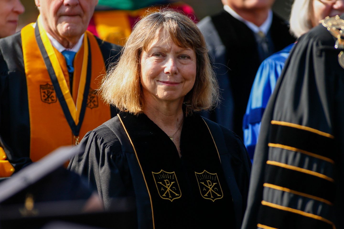 Former New York Times Executive Editor Jill Abramson Gives Commencement Address At Wake Forest University