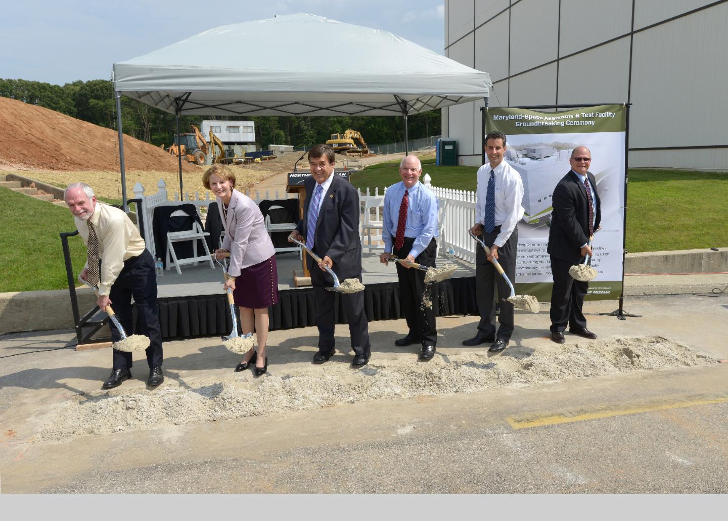 Photo Release -- Northrop Grumman Breaks Ground on New Space Assembly and Test Facility