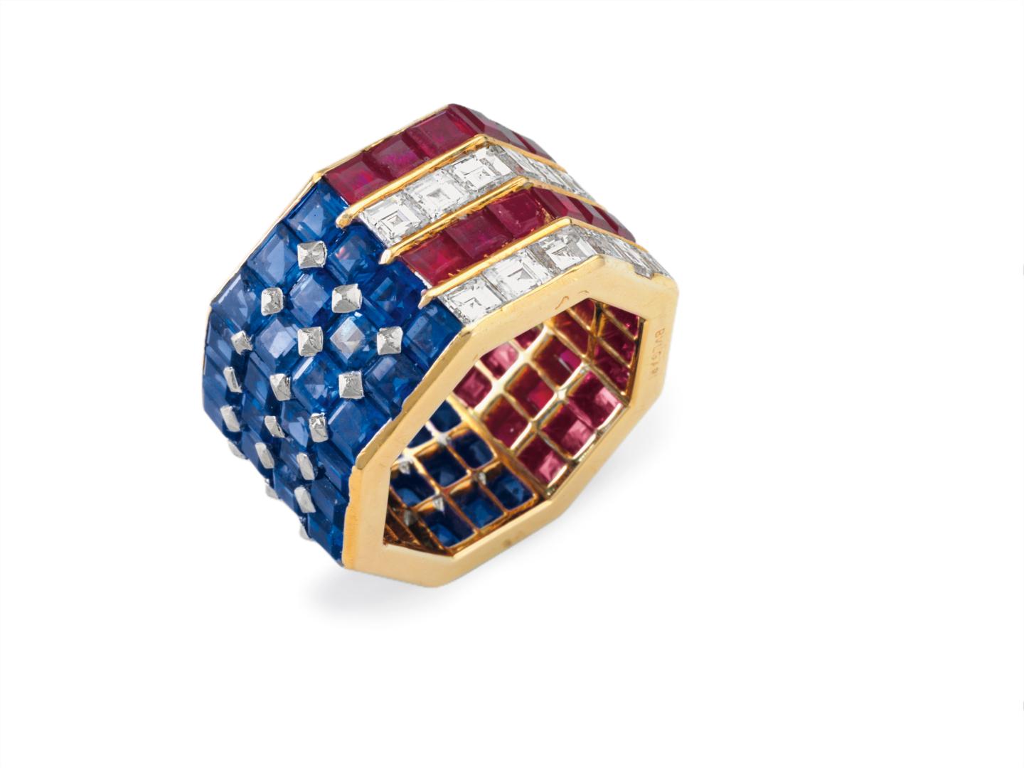 A Bulgari-made ring owned by Nancy Reagan sold for an impressive $319,500 at Christie's this week.