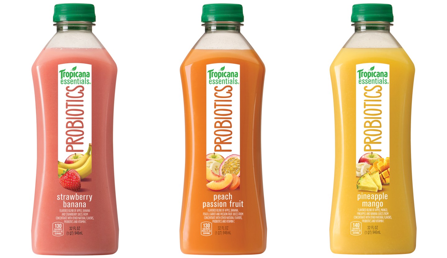 PepsiCo's new Tropicana Essentials Probiotics is a bet on the health and wellness space.