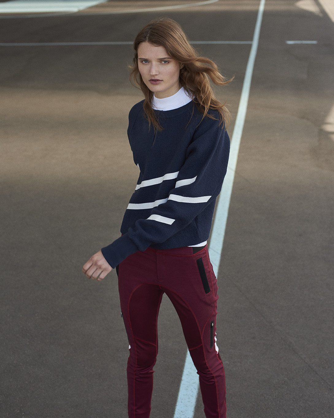 A look from Under Armour's new fashion line.