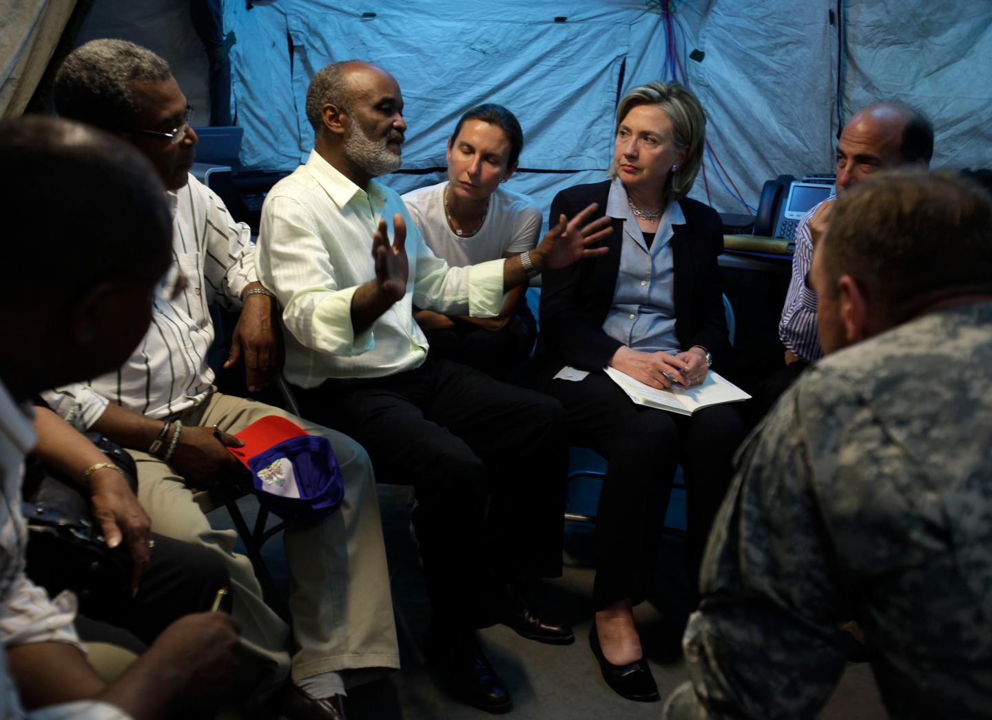 Hillary Clinton, Rene Preval