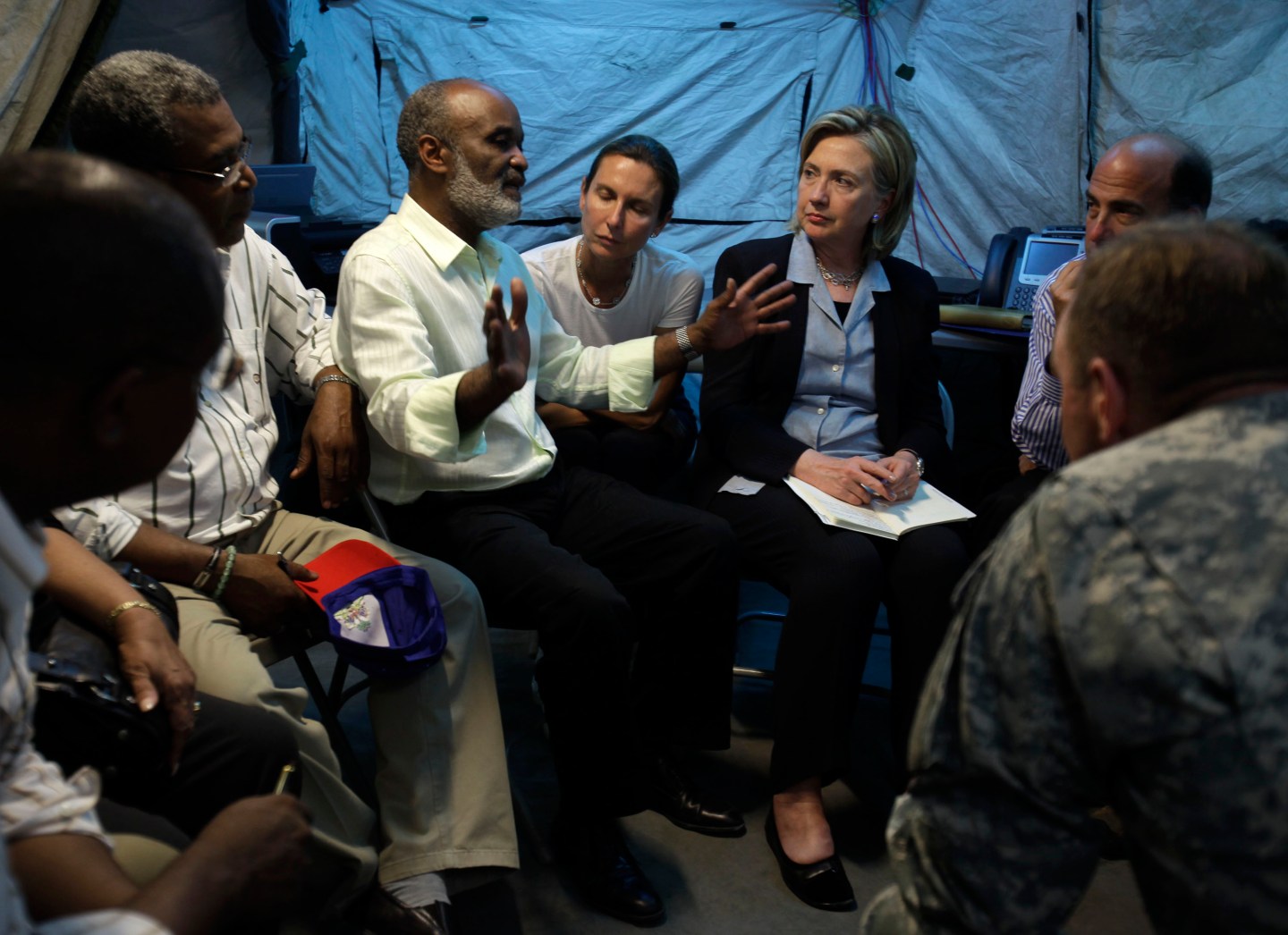 Hillary Clinton, Rene Preval