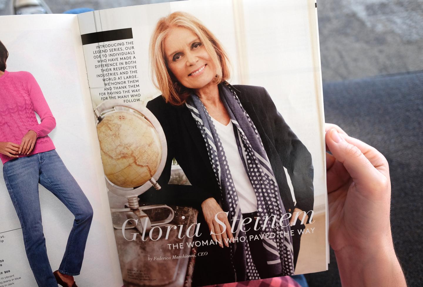 WASHINGTON, DC,- FEBRUARY 26: Gloria Steinem feature in the Lan