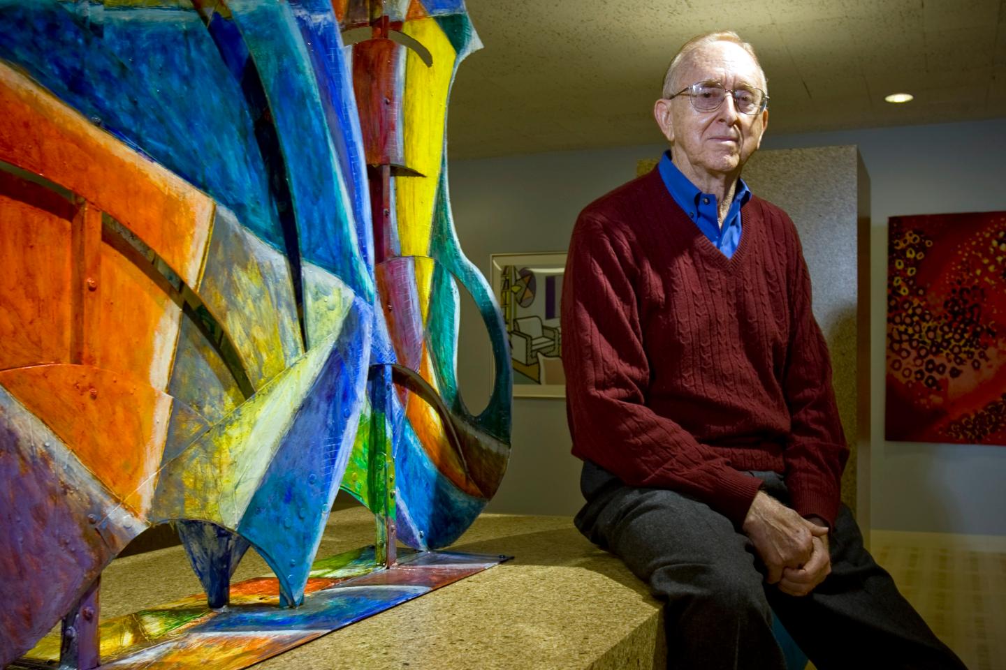 Herbert M. Sandler, president of Sandler Foundation at his office in San Francisco