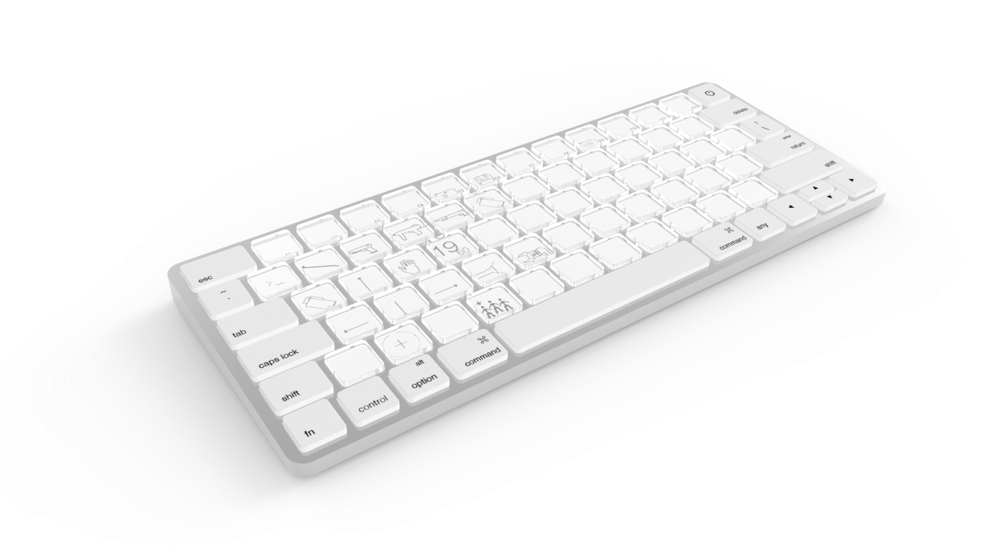 Sonder Design's new dynamic keyboard with e-ink keys.