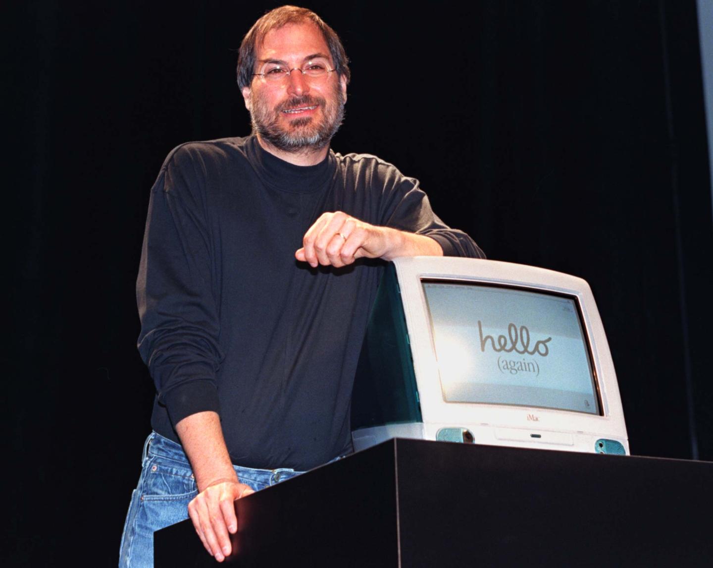 APPLE CHAIRMAN STEVE JOBS AT APPLE EXPO.
