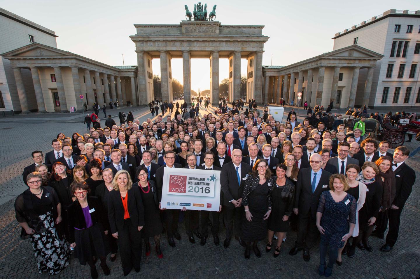 Great Place to Work® Prämierungsveranstaltung Deutschlands Beste Arbeitgeber 2016 am 16.3.2016 in Berlin.Foto: Gero Breloer für Great Place to Work®Veröffentlichung honorarfrei! Namensnennung erbeten, Belegexemplar an Great Place to Work® erbeten