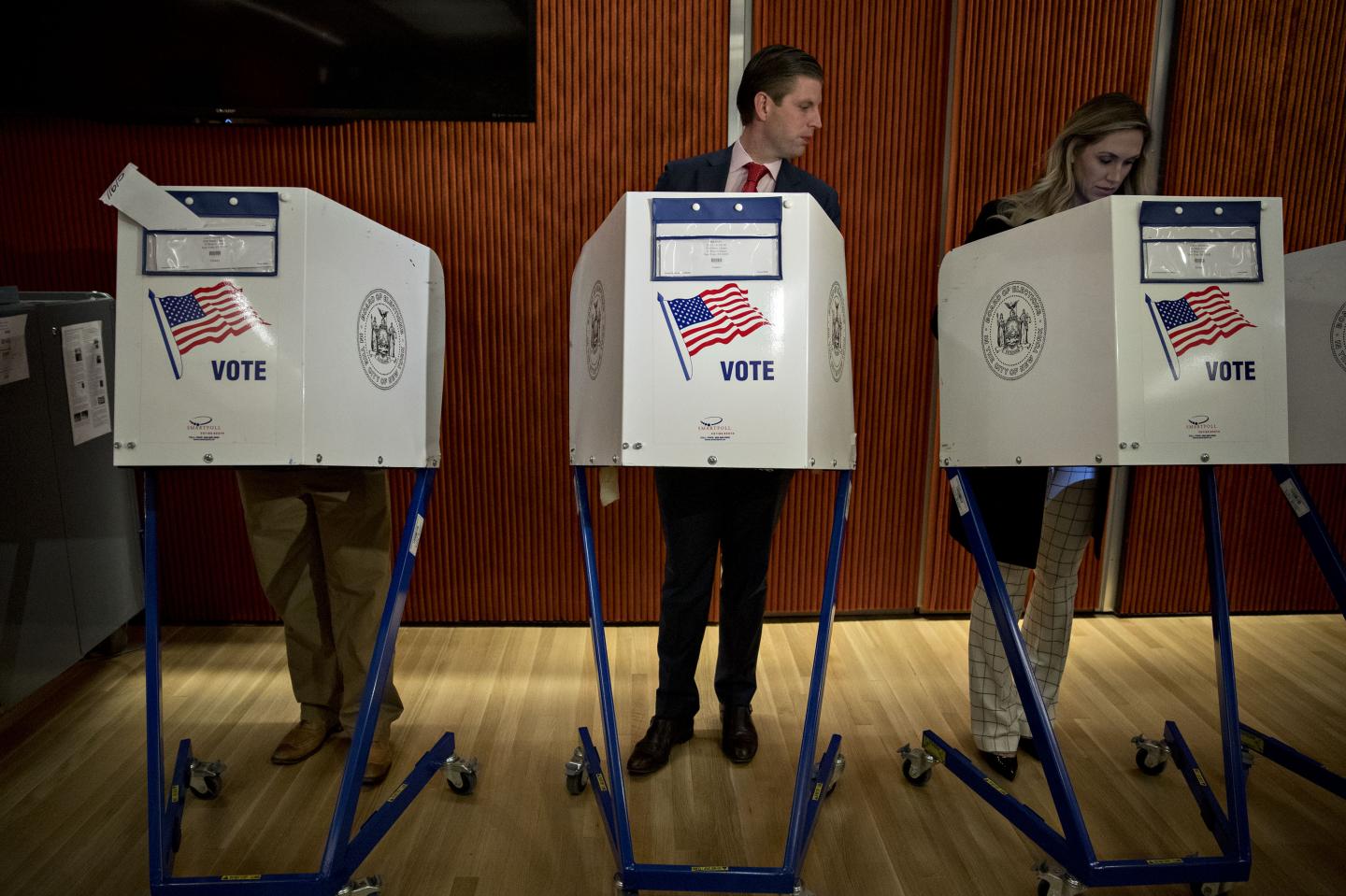 Voters Cast Their Ballots For The 2016 U.S. Presidential Election