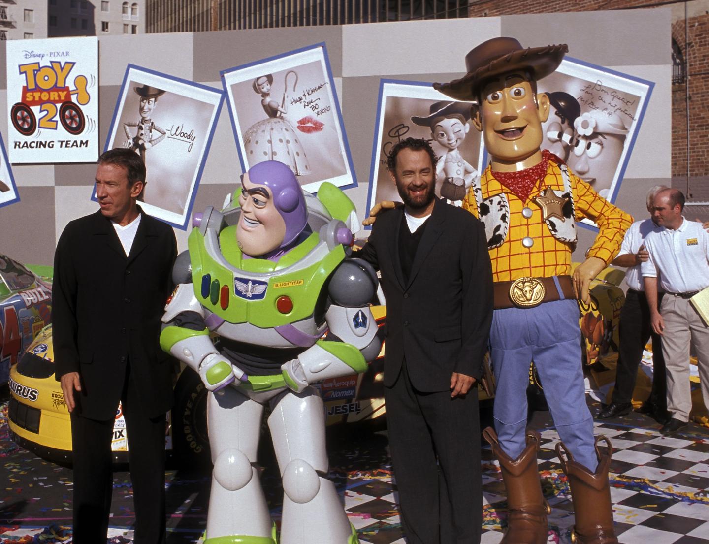 "Toy Story 2" Themed NASCAR Racing Cars Unveiling