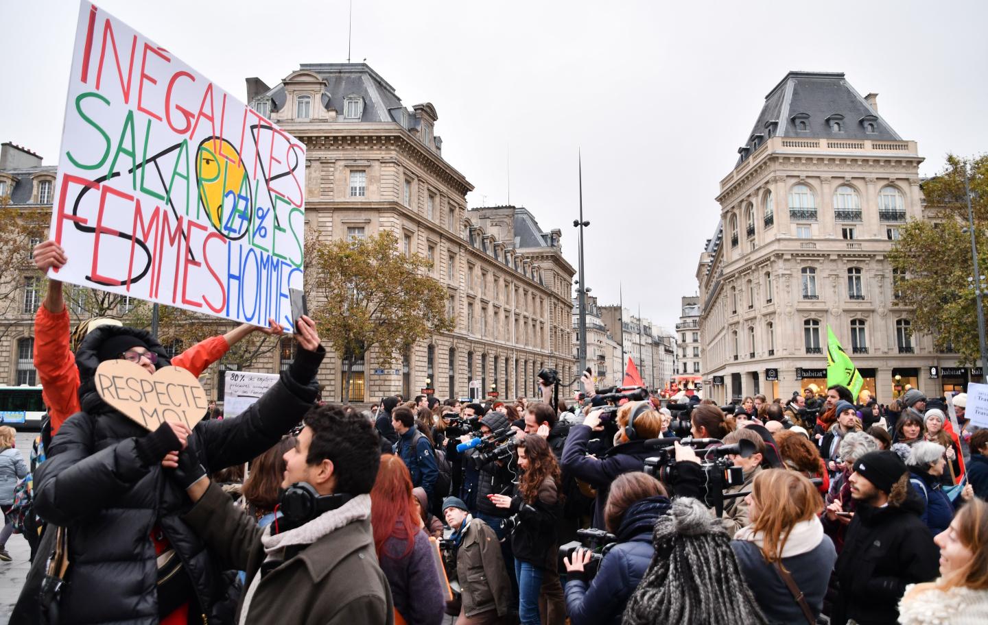 Protest in Paris