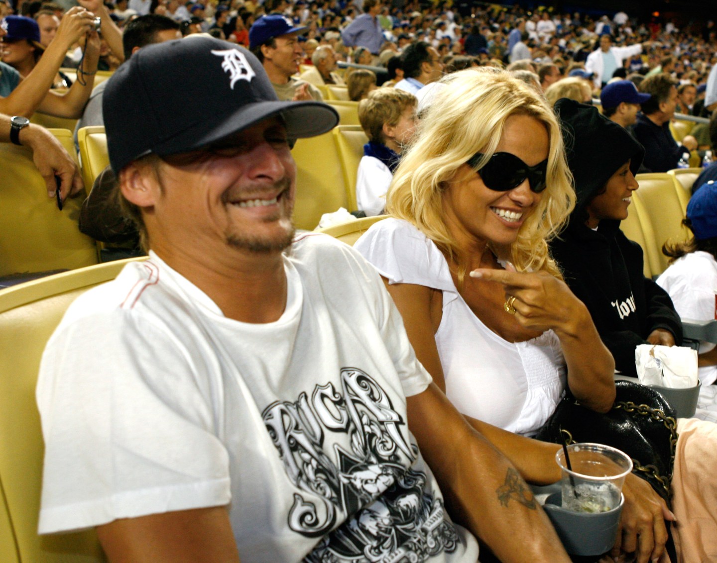 Celebrity Sightings at the Los Angeles Dodgers vs Cincinnati Reds - August 28, 2006