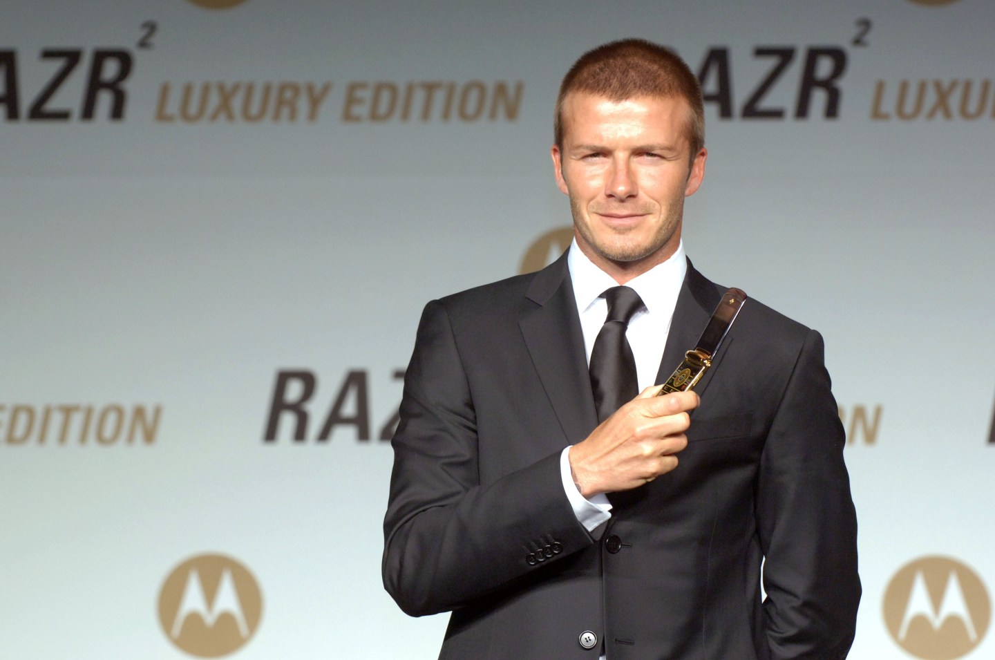 David Beckham, a soccer player for the Los Angeles Galaxy, i