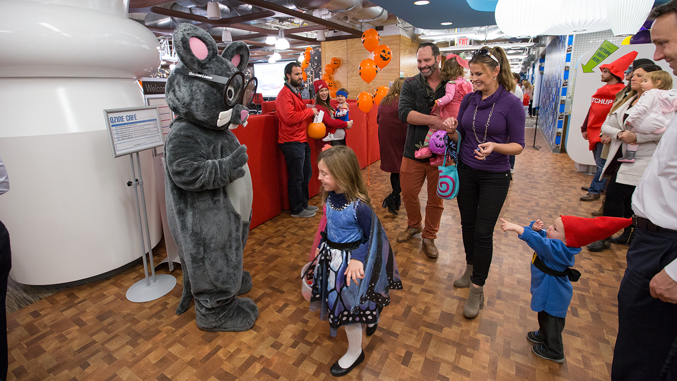The Banker's Boo Bash took place in the Qube, 2016. Team members and their children trick or treated, enjoyed arts and crafts, and more.