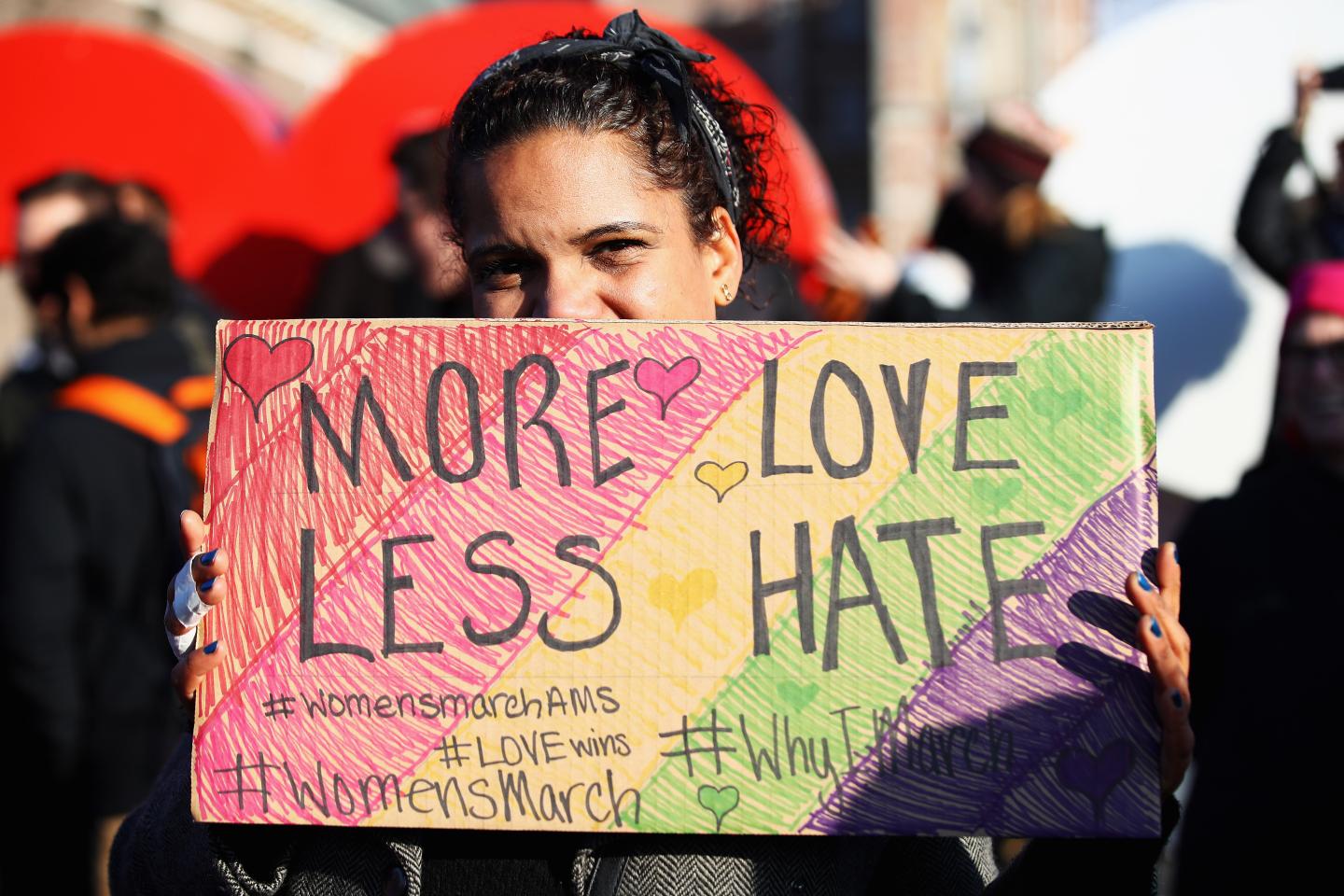 Women's March In Amsterdam