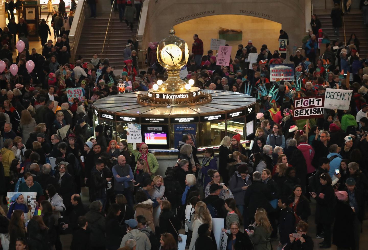 Women's March Held In New York City