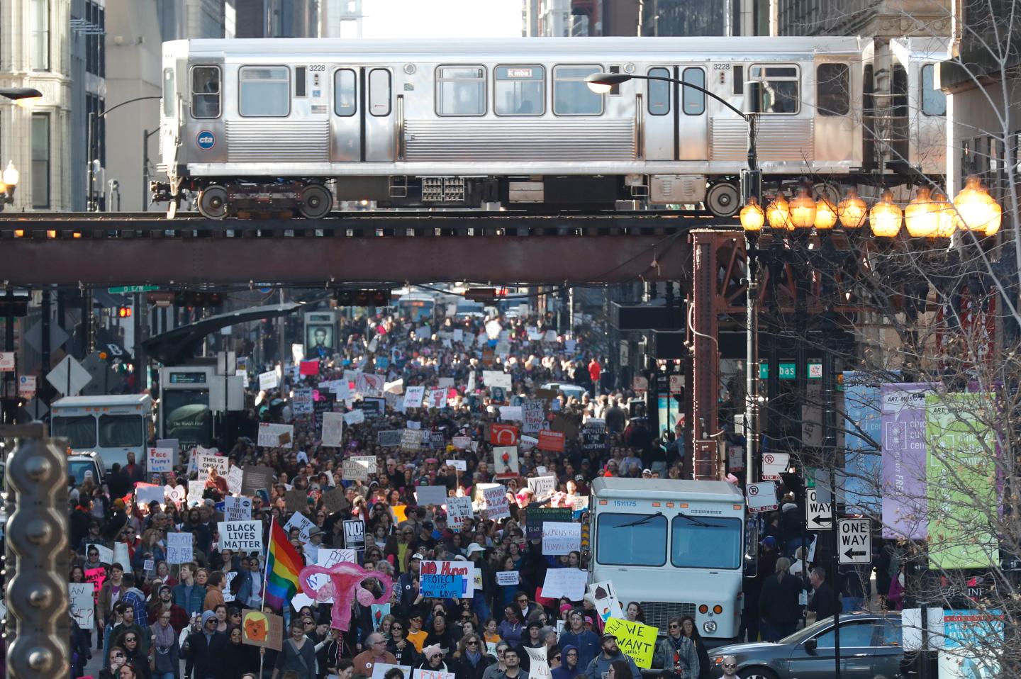 Women's March Held In Chicago