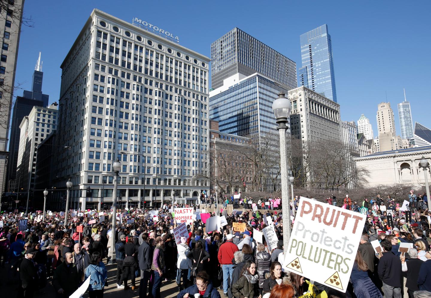 Women's March Held In Chicago