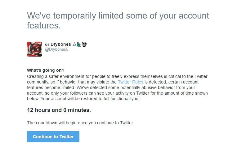 Twitter time out