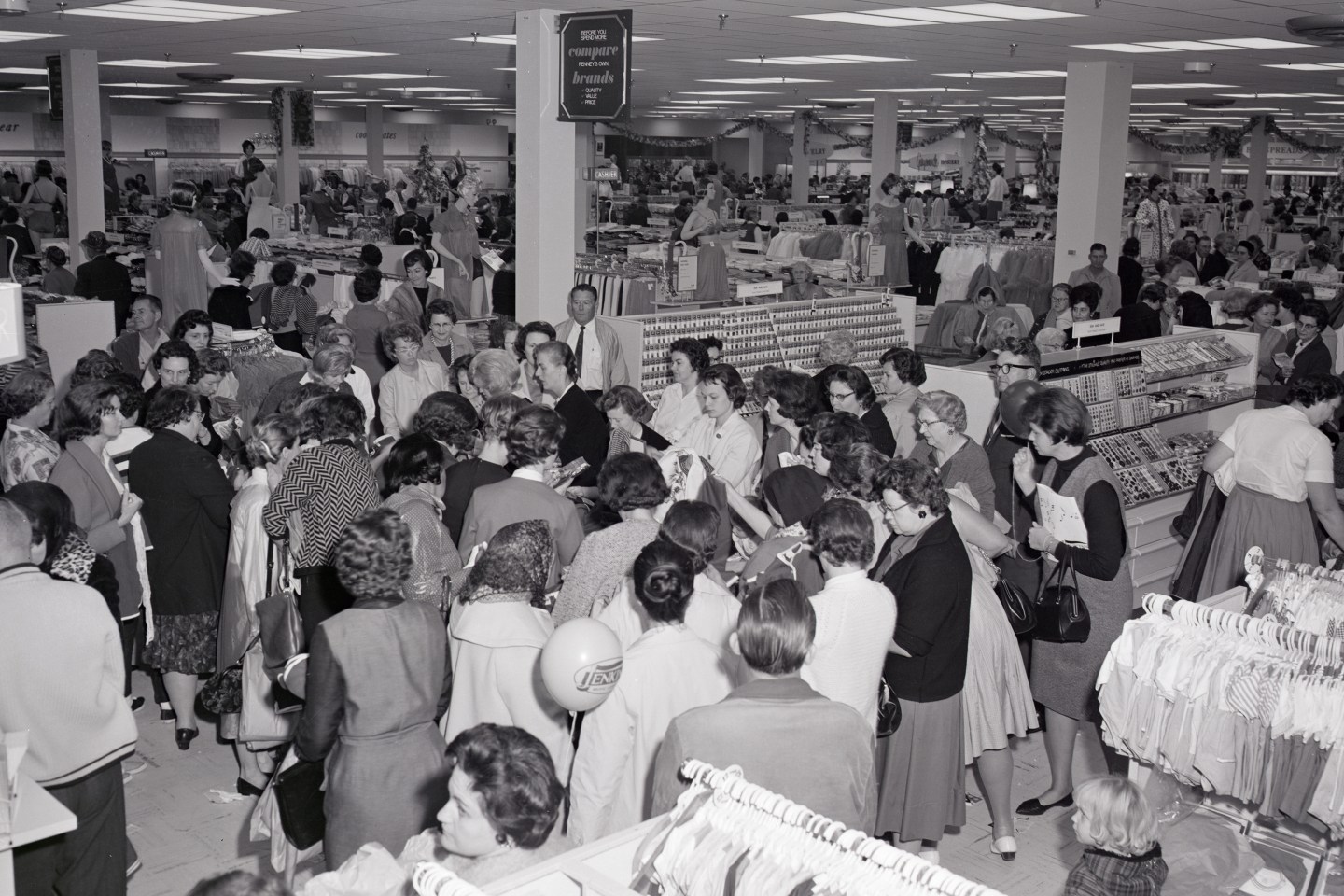Inside a J.C. Penney Store