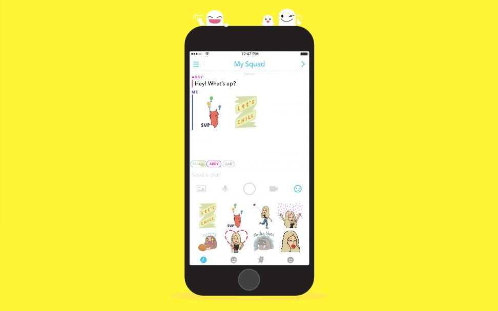 Snapchat Chat 2.0, Bitmoji