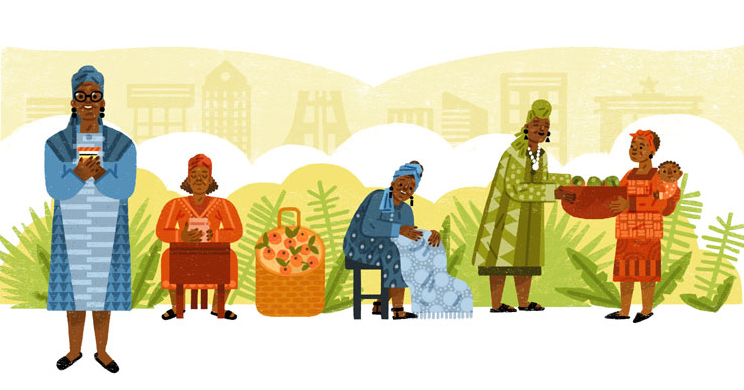 Google Doodle celebrates what would have been Esther Afua Ocloo's 98th birthday.