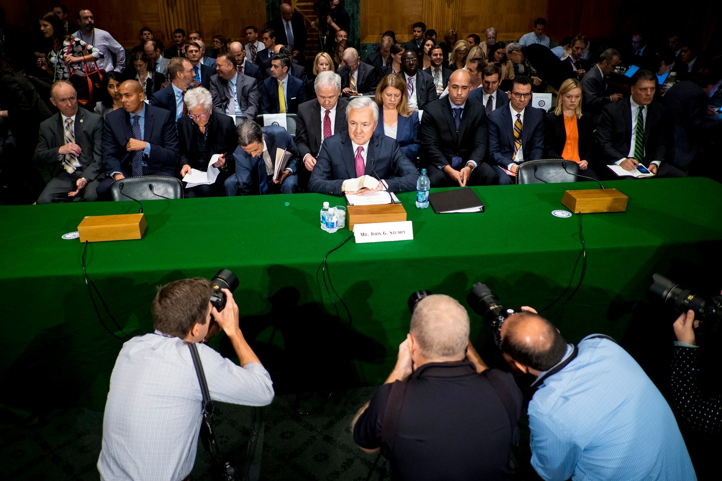 Wells Fargo CEO John Stumpf Testifies To Senate Banking Committee Over Alleged Misconduct