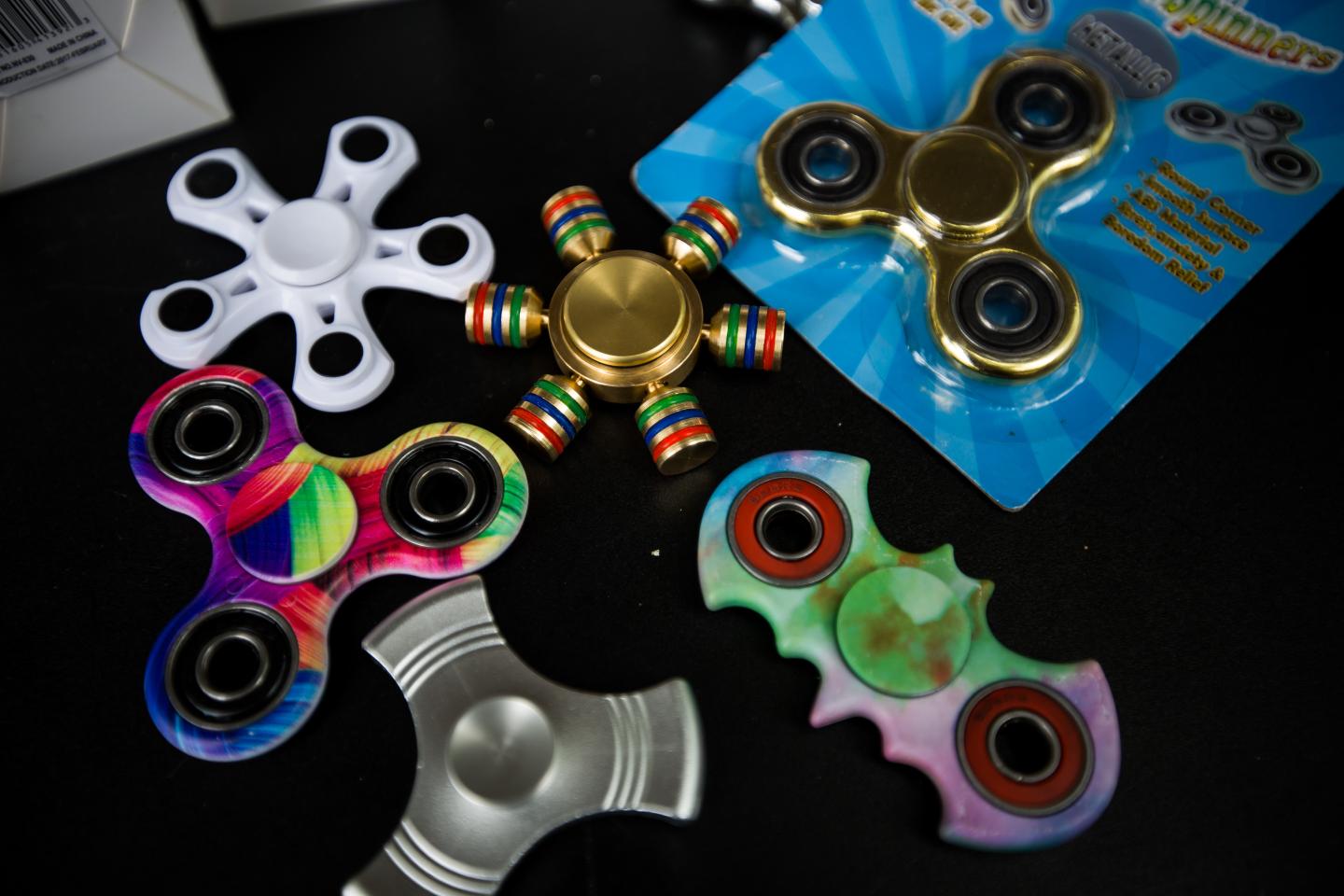 Street Vendors Sell Hottest New Toy Fidget Spinners